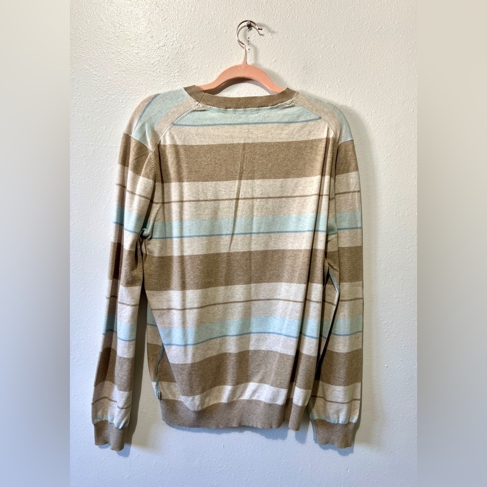 Ted Baker Pull-Over Striped Crewneck Sweater - Size 4/Large - Picture 7 of 11